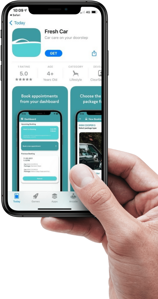 Fresh Car Valeting App