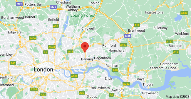 east london map