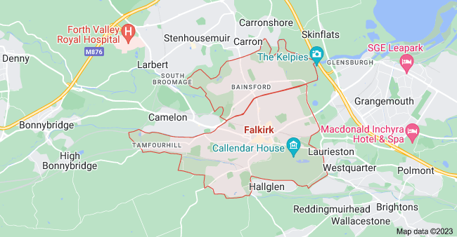 Falkirk map