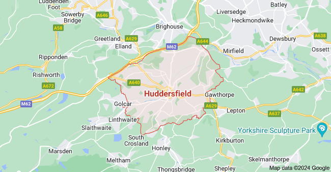 huddersfield map