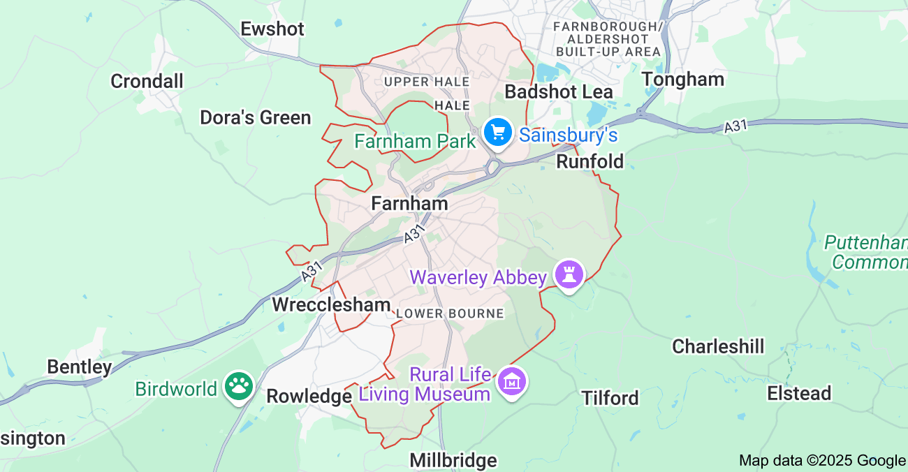 farnham map