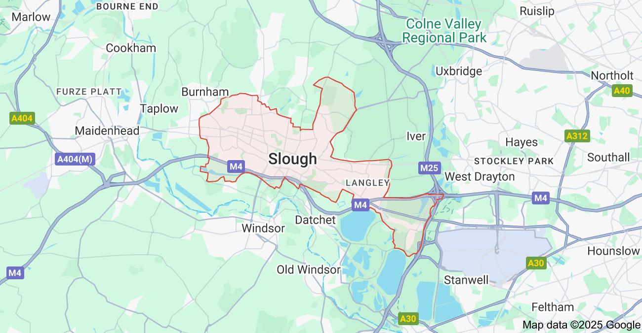 slough map