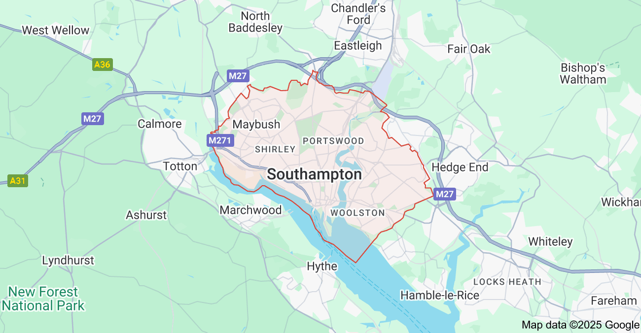 southampton map